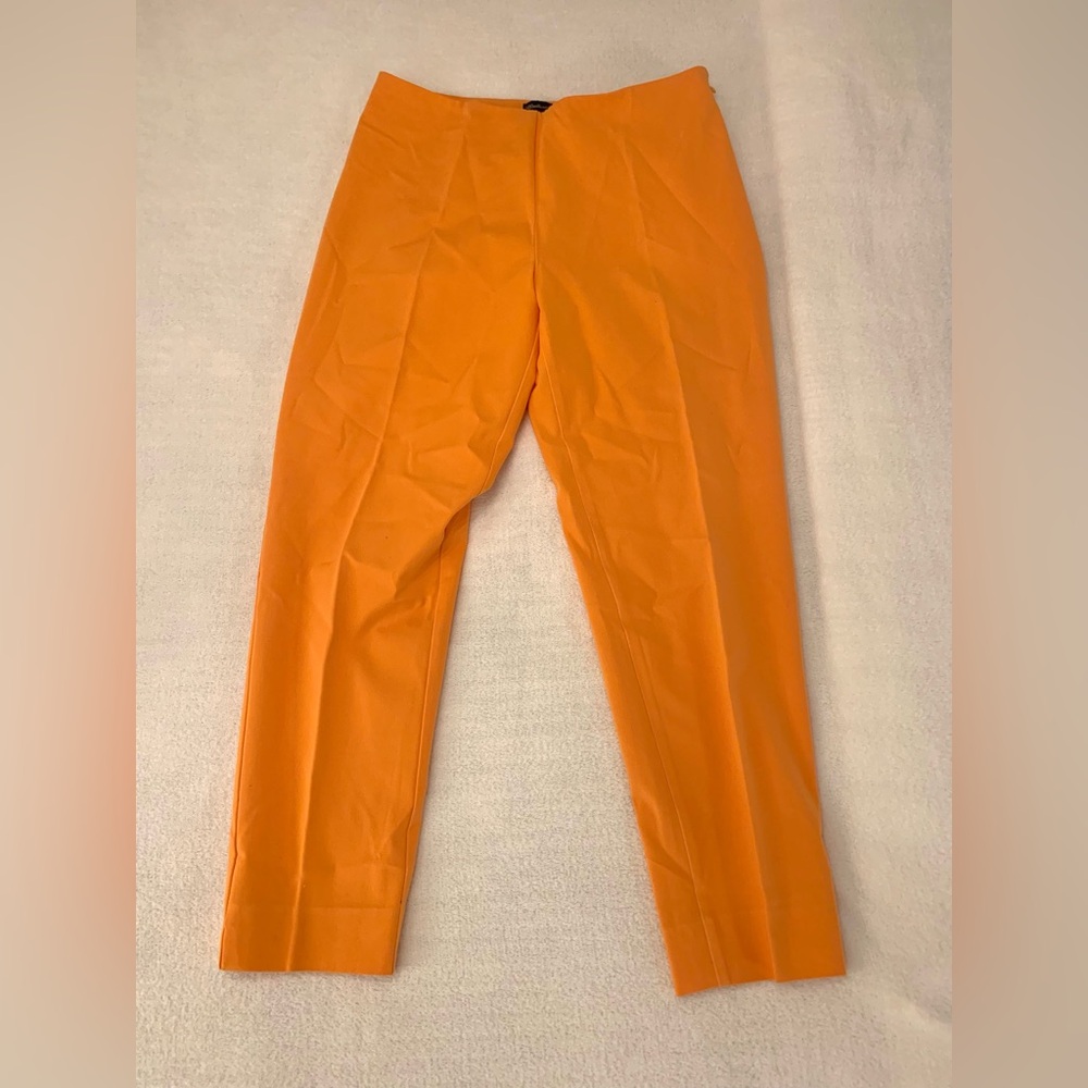 Estelle and Finn size 6 orange pants made in NY